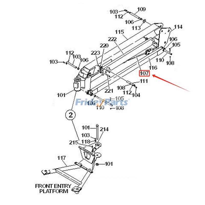 boom lift parts diagram