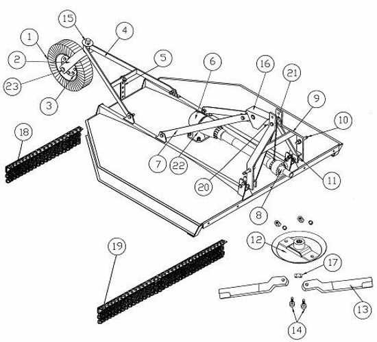 boom lift parts diagram