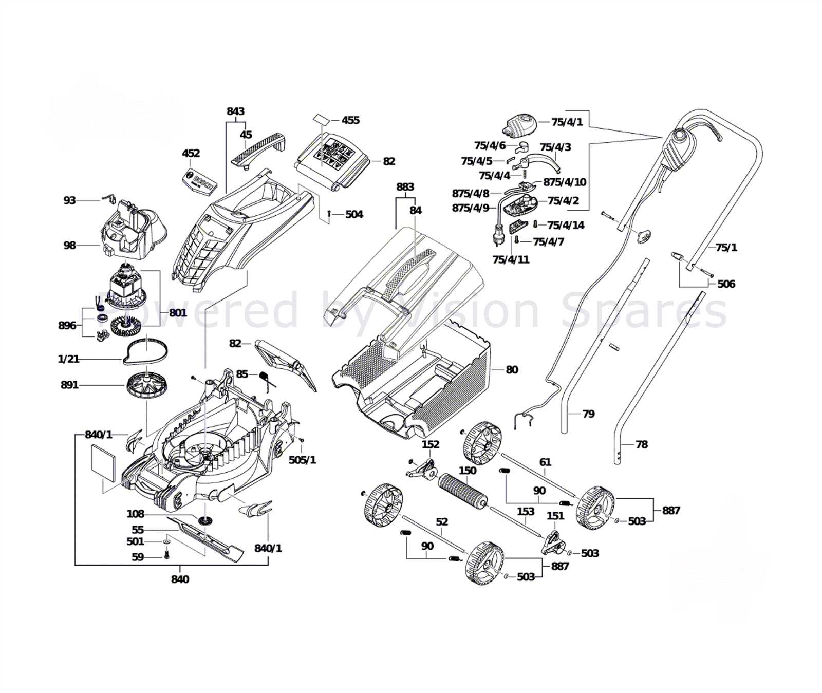 bosch axxis washer parts diagram