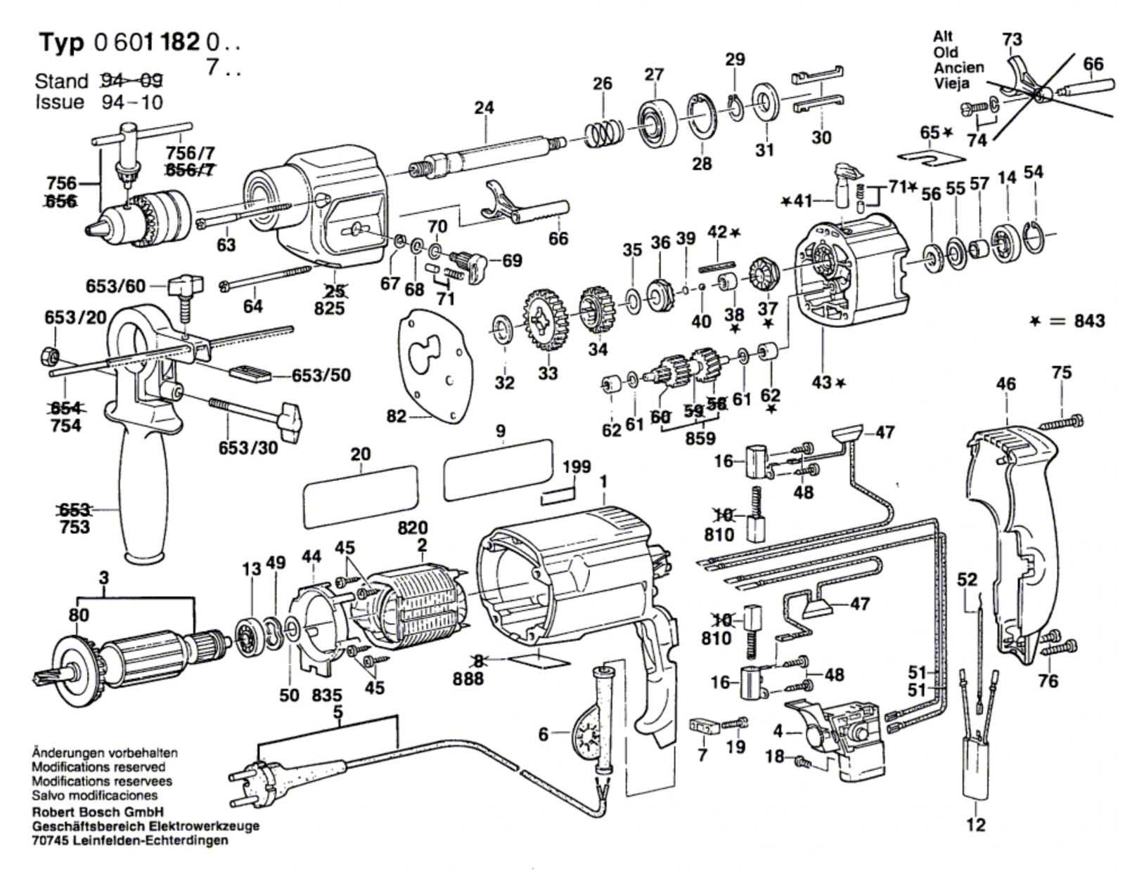 bosch drill parts diagram