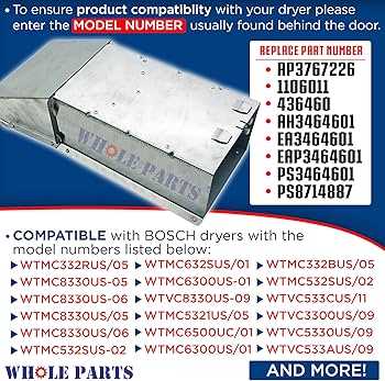 bosch nexxt 500 series dryer parts diagram