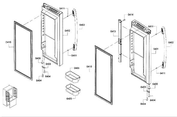 bosch refrigerator parts diagram