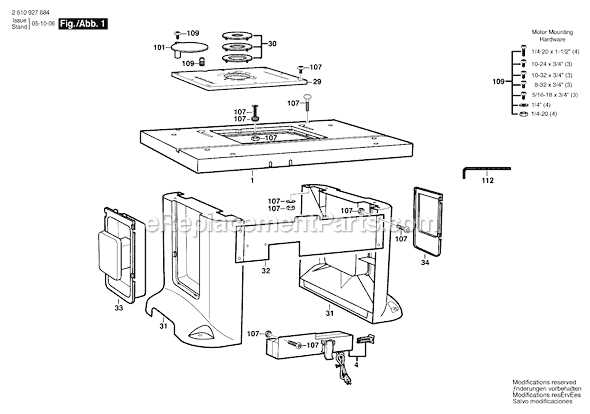 bosch router parts diagram