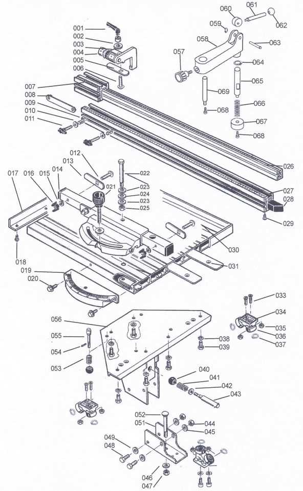 bosch table saw parts diagram