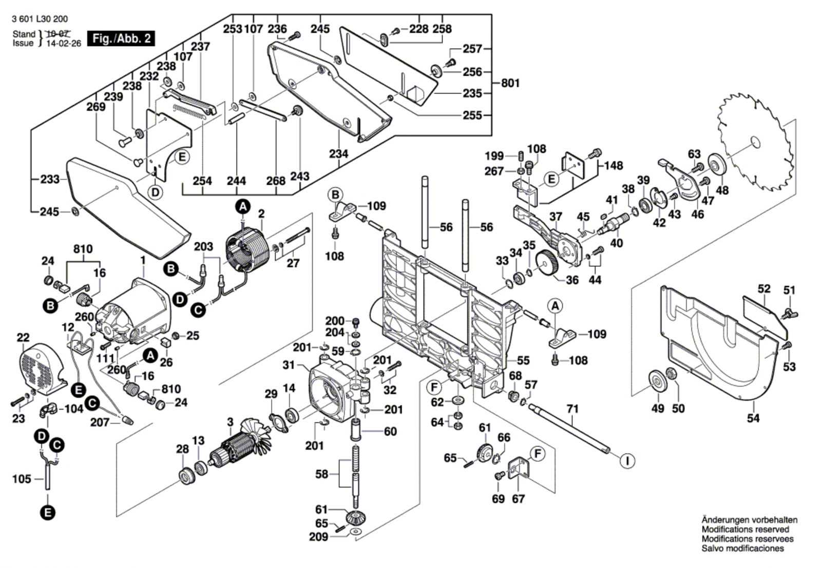 bosch table saw parts diagram