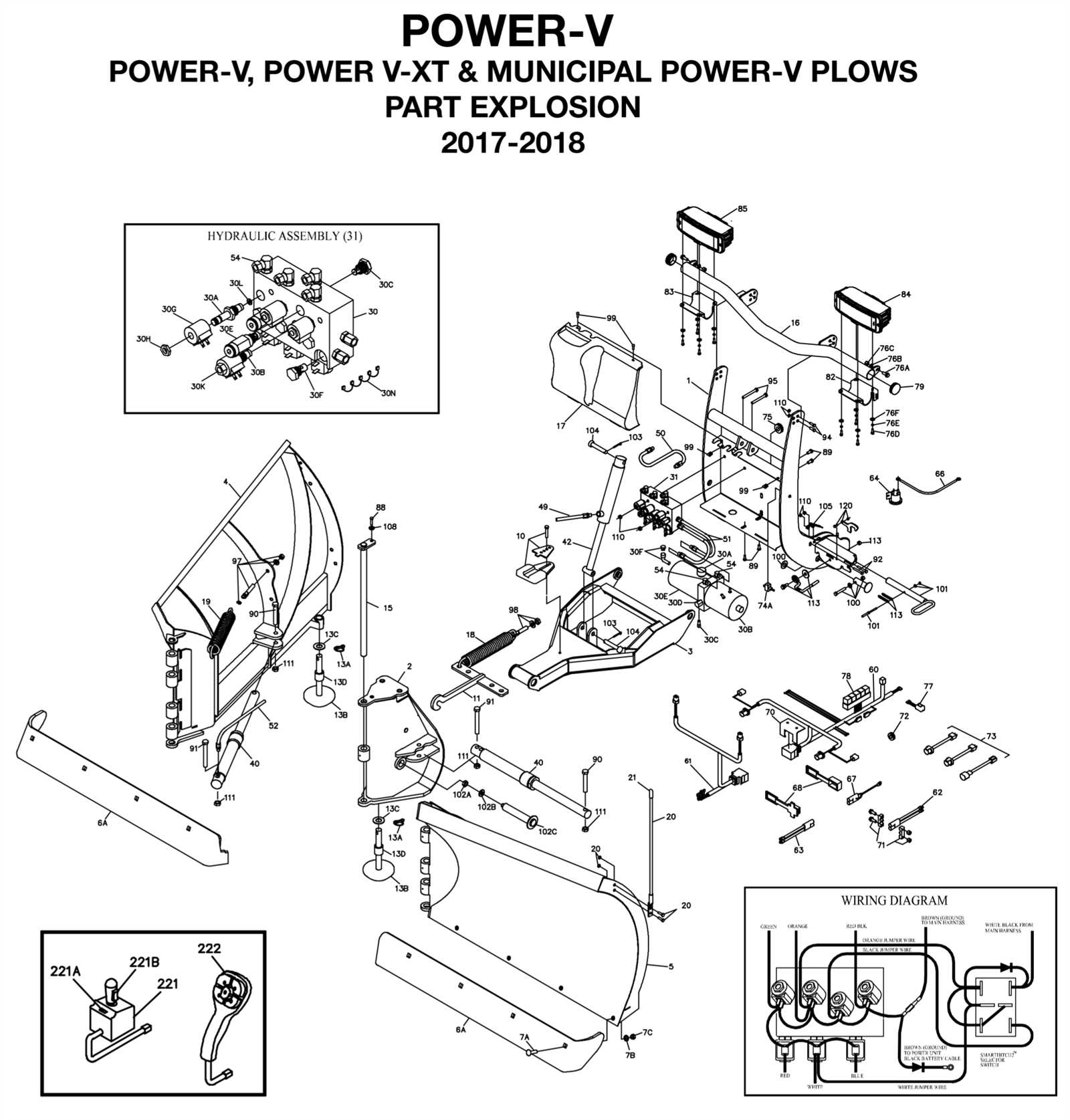 boss snow plow parts diagram