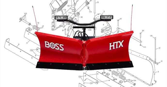 boss snowrator parts diagram