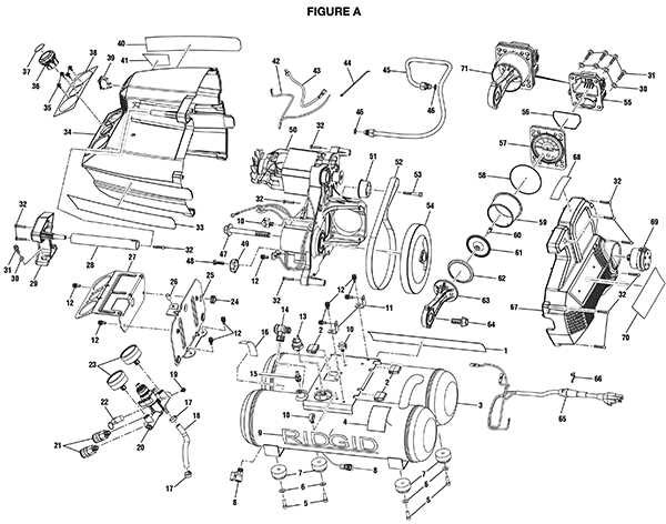 bostitch 6 gallon air compressor parts diagram