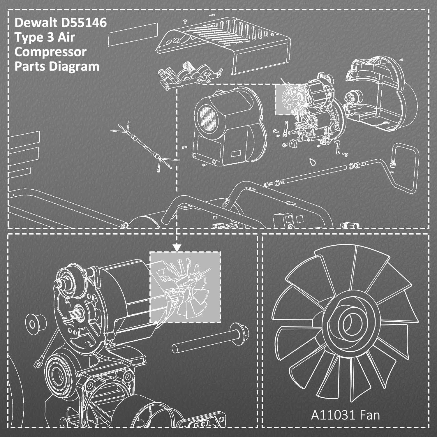 bostitch air compressor parts diagram