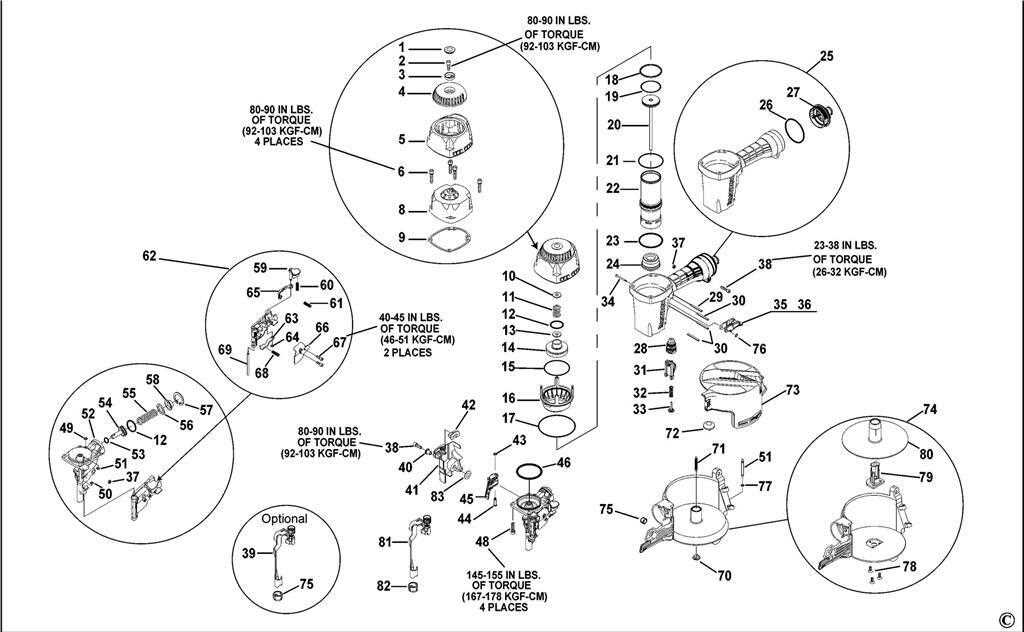 bostitch floor nailer parts diagram