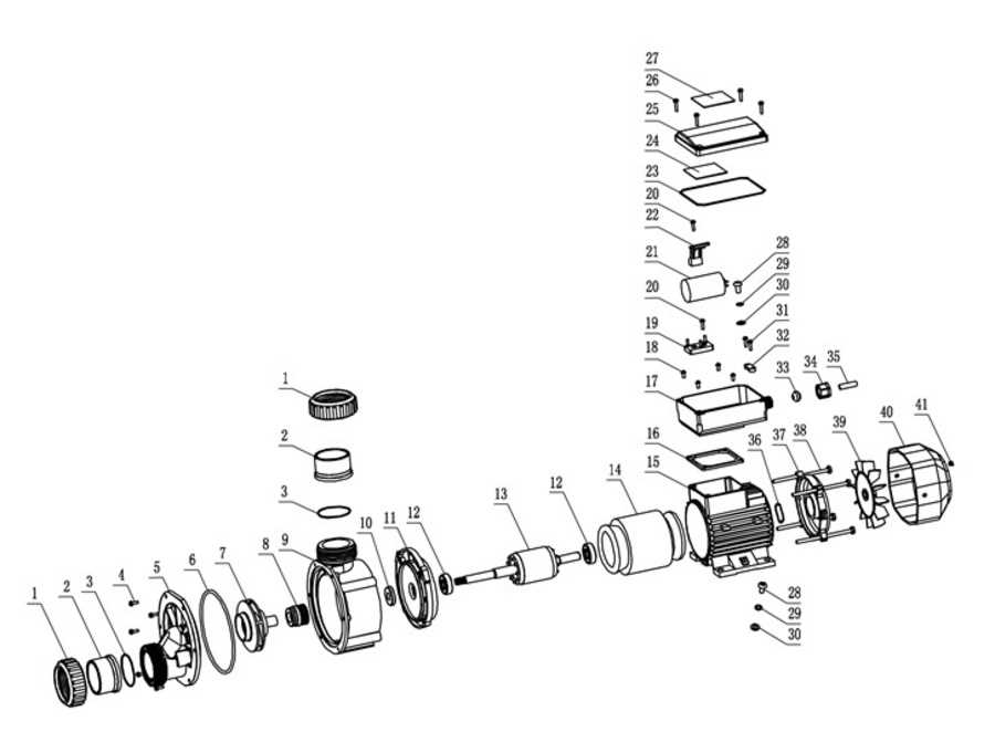 infinity spa parts diagram