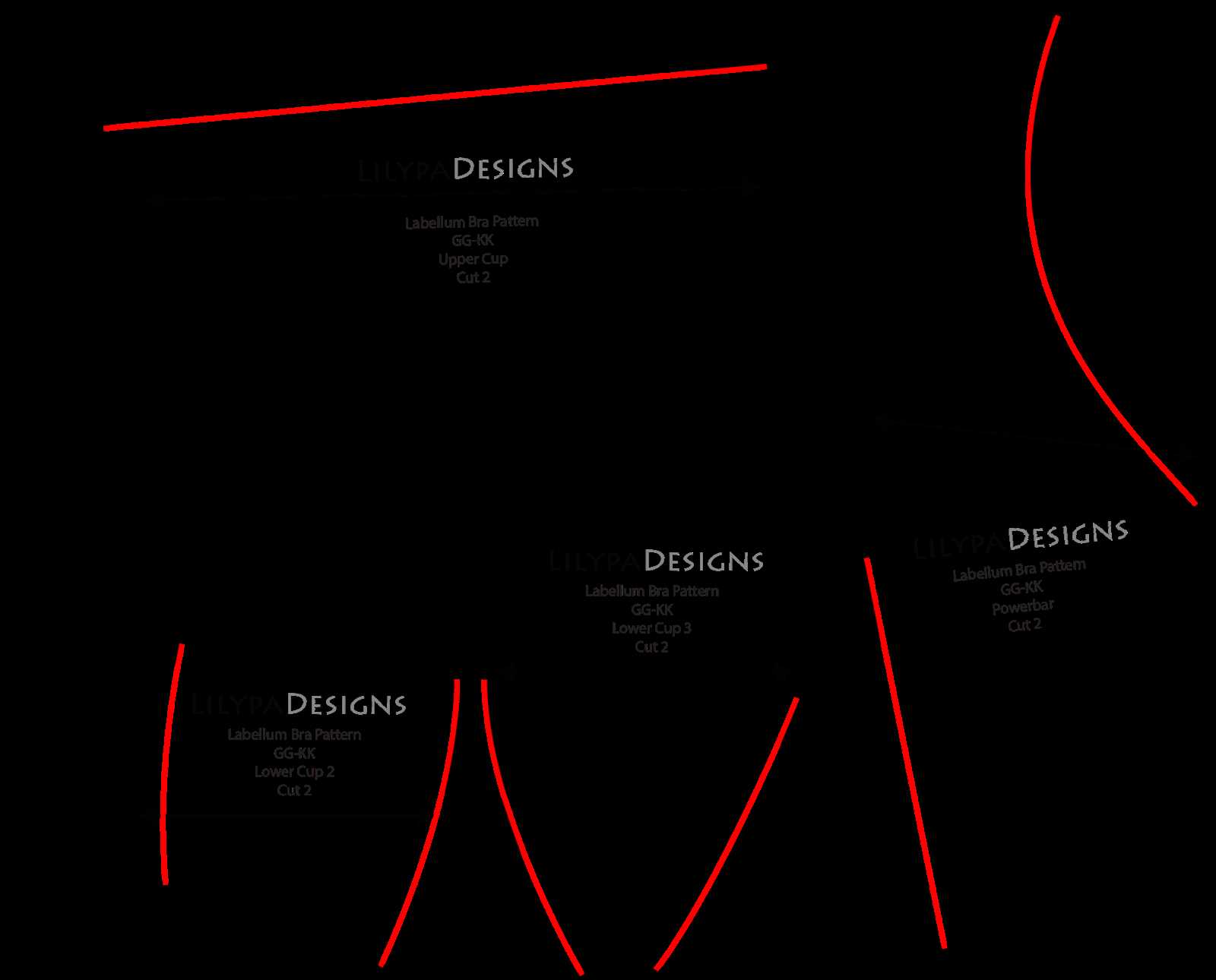 bra parts diagram