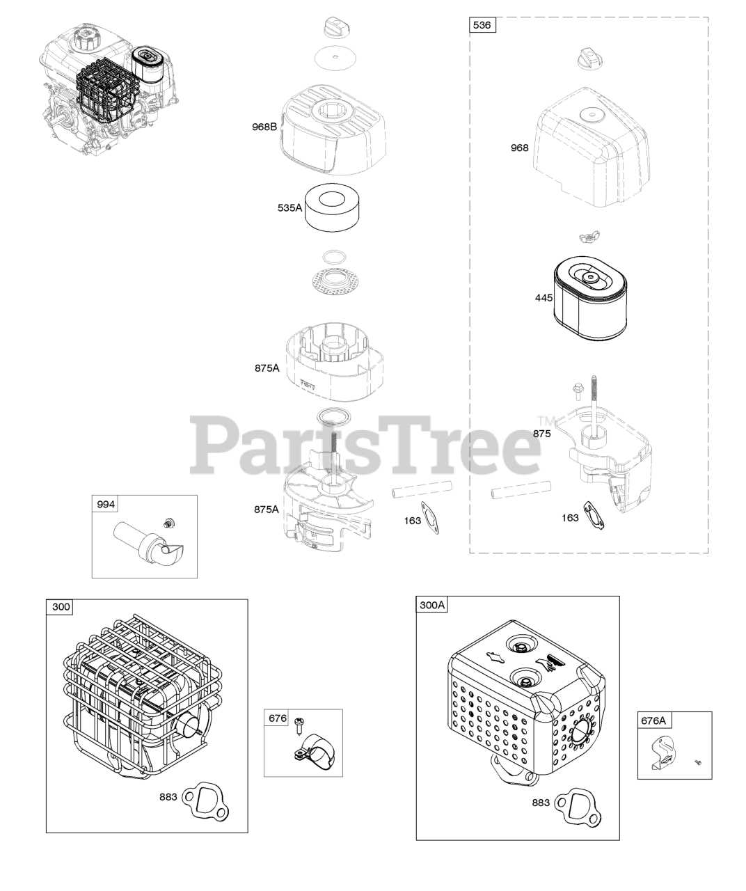 briggs and stratton 1150 parts diagram