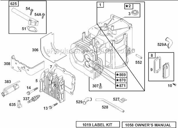 briggs and stratton 500 series parts diagram