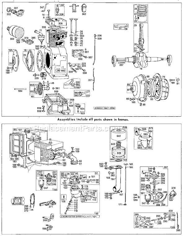 briggs and stratton 550 parts diagram