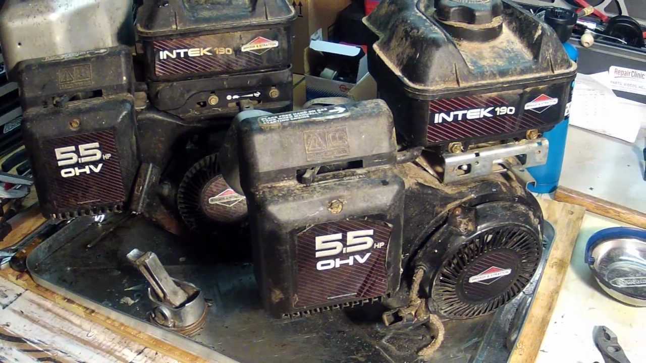 briggs and stratton 5hp horizontal shaft engine parts diagram