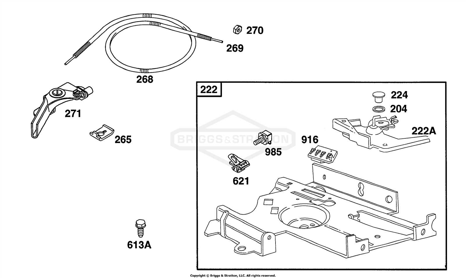 briggs and stratton 92502 parts diagram