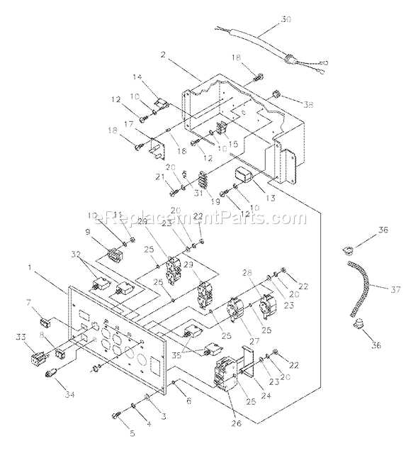 briggs and stratton generator parts diagram