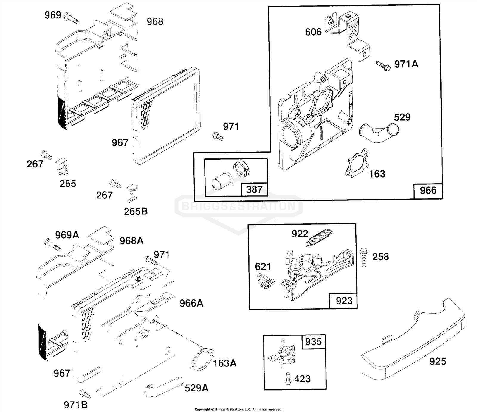 briggs and stratton model 12000 parts diagram