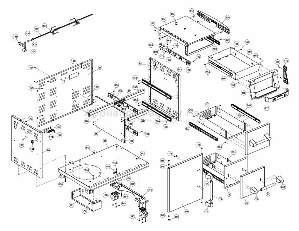 broil king regal parts diagram