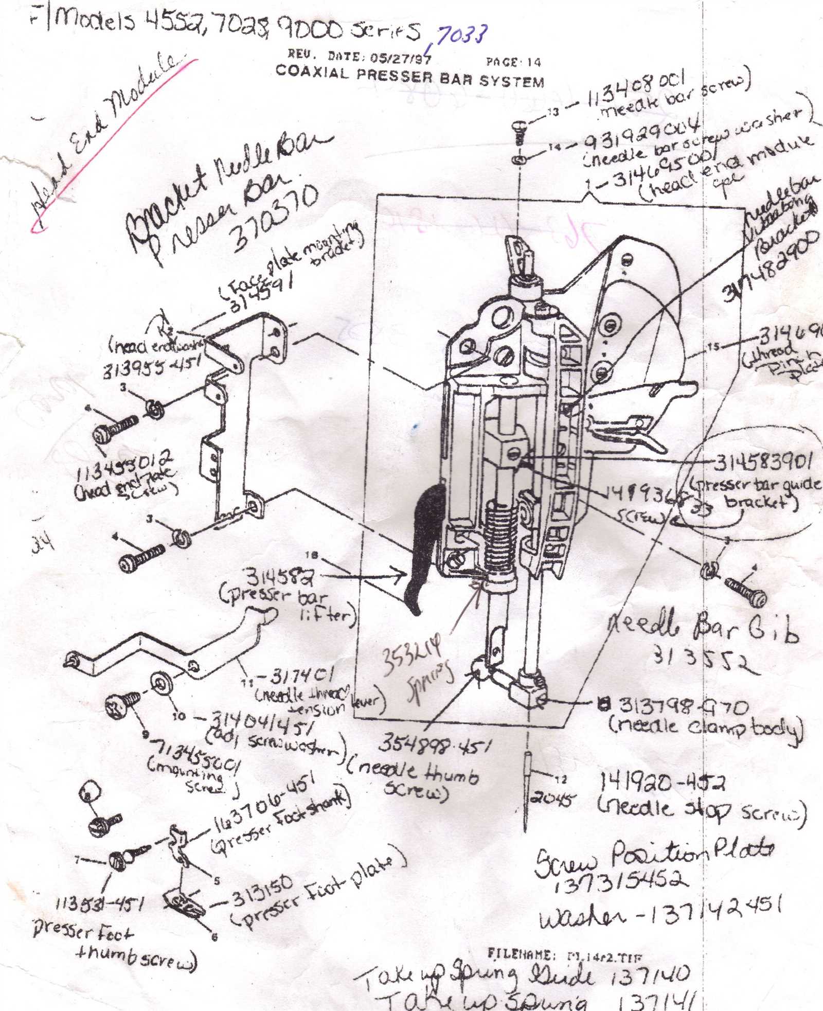 brother pe770 parts diagram