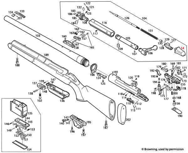 browning a bolt parts diagram