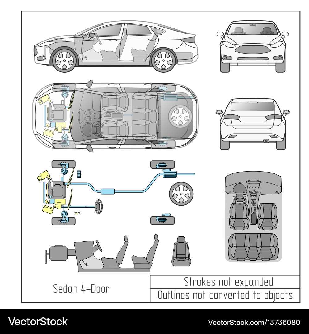 parts of a car body diagram