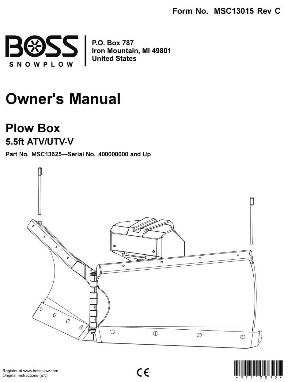 boss snowrator parts diagram