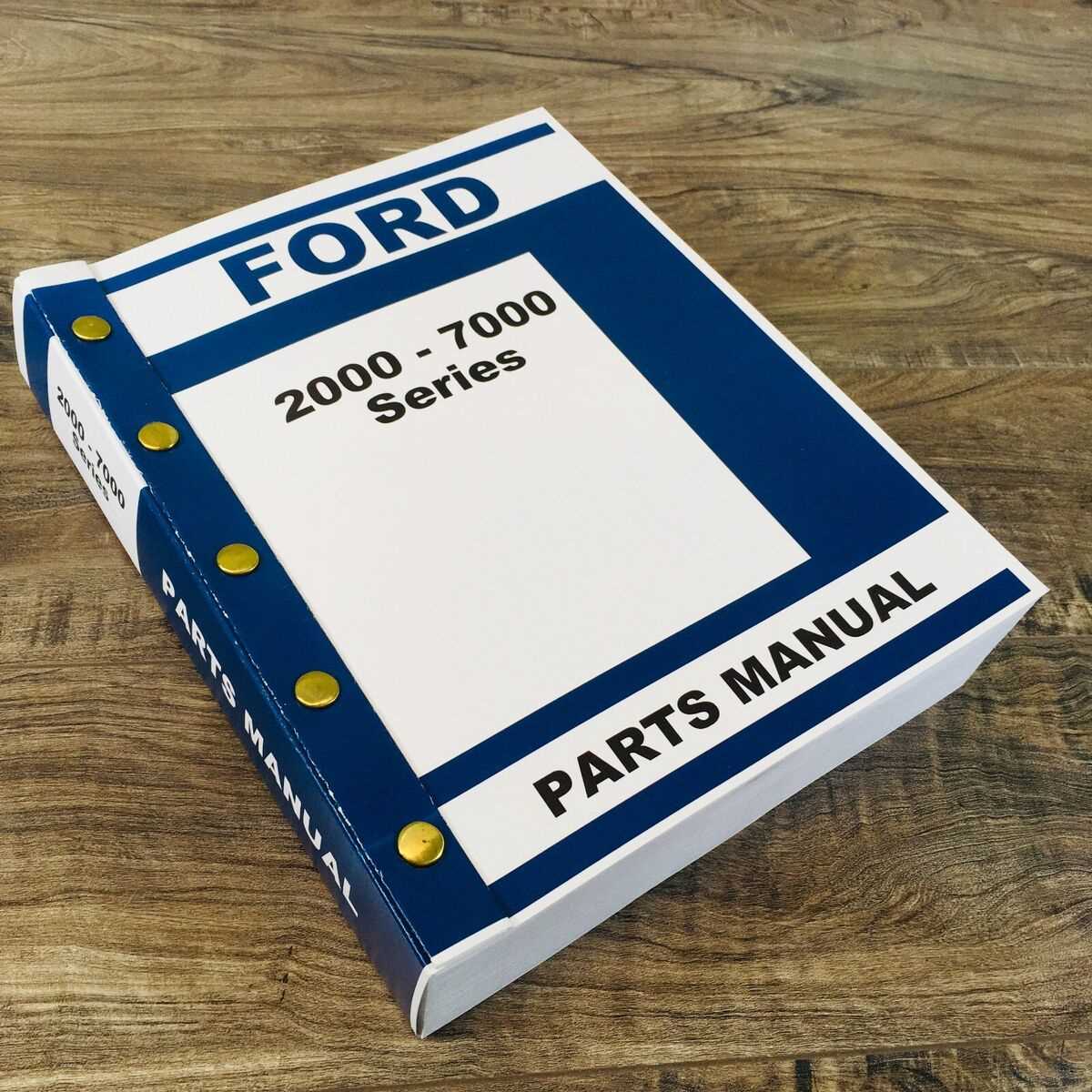 ford 5000 pto parts diagram