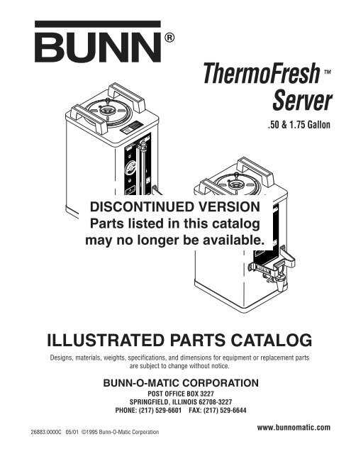 bunn nhs b parts diagram