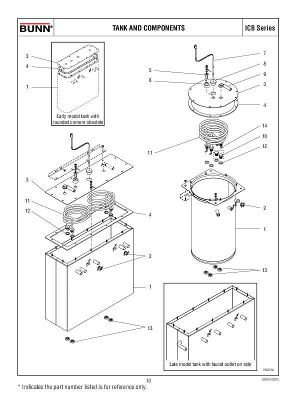 bunn ultra 2 parts diagram