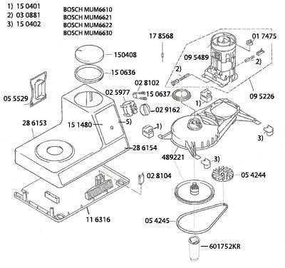 bosch mixer parts diagram