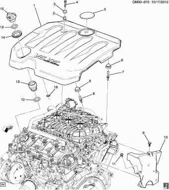 2017 chevy impala parts diagram