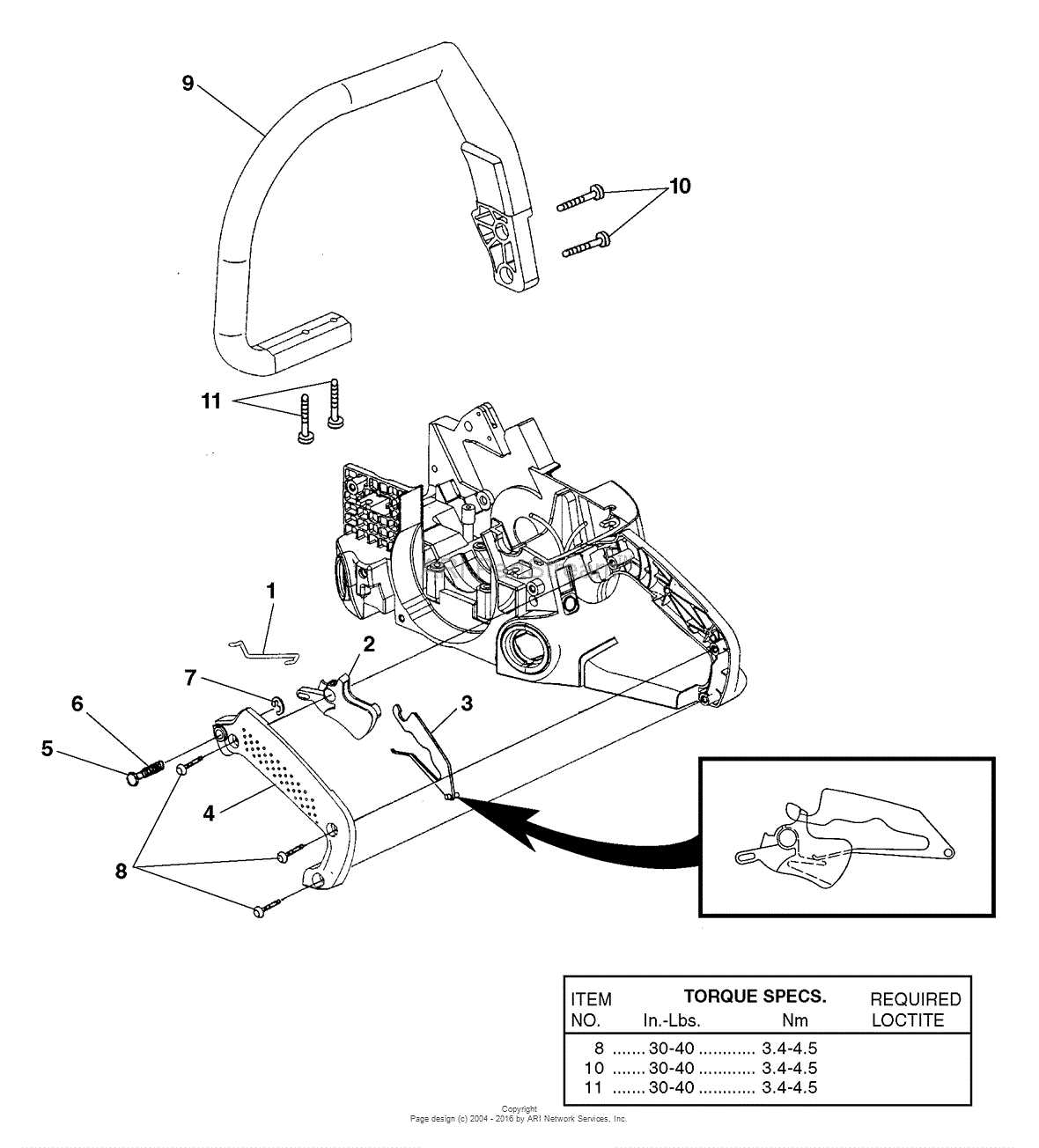 homelite parts diagram