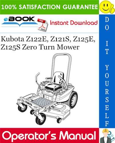 kubota z125e parts diagram