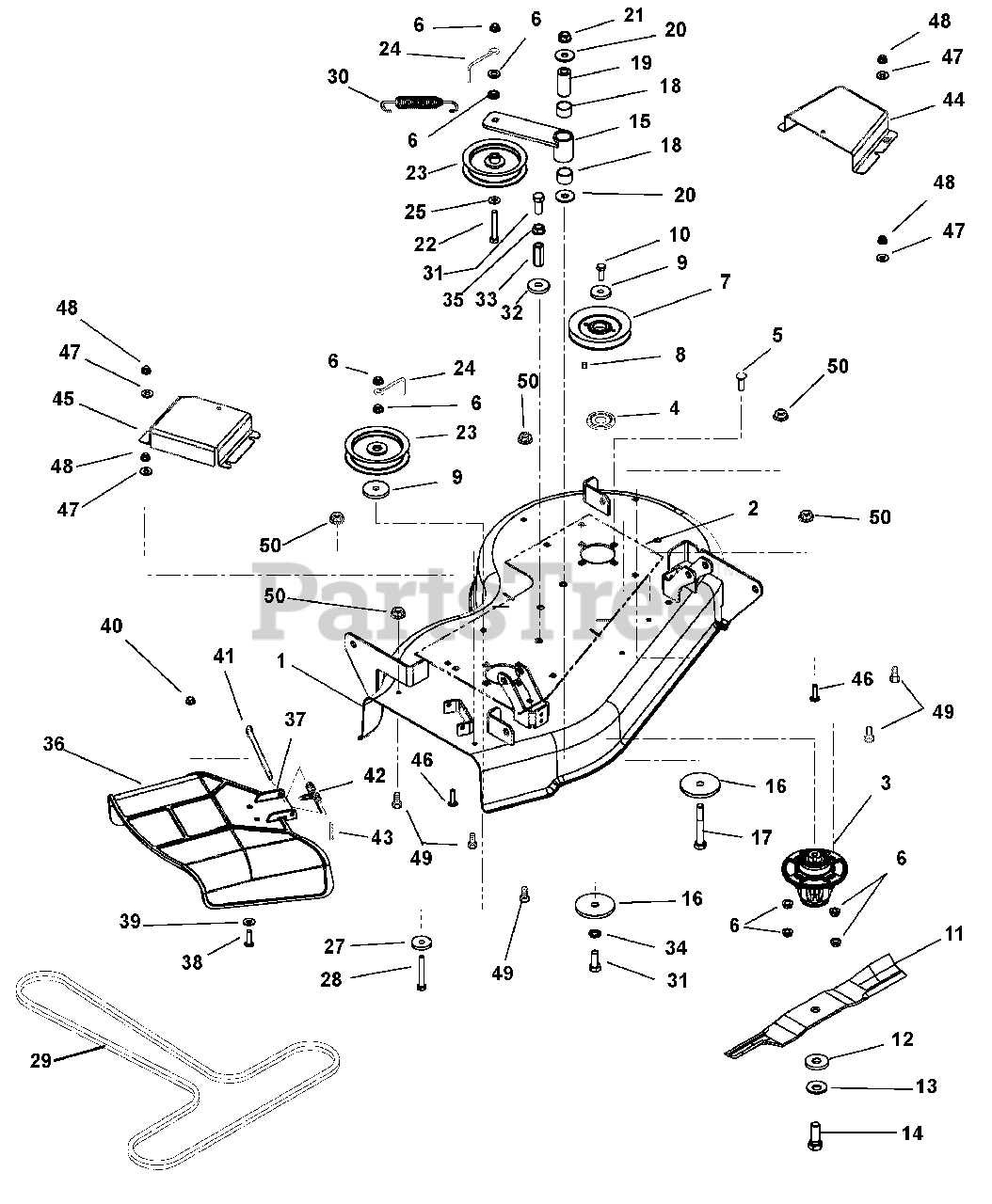 ariens zero turn mower parts diagram