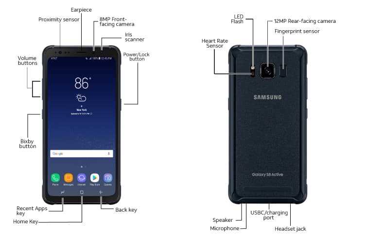 galaxy s8 parts diagram