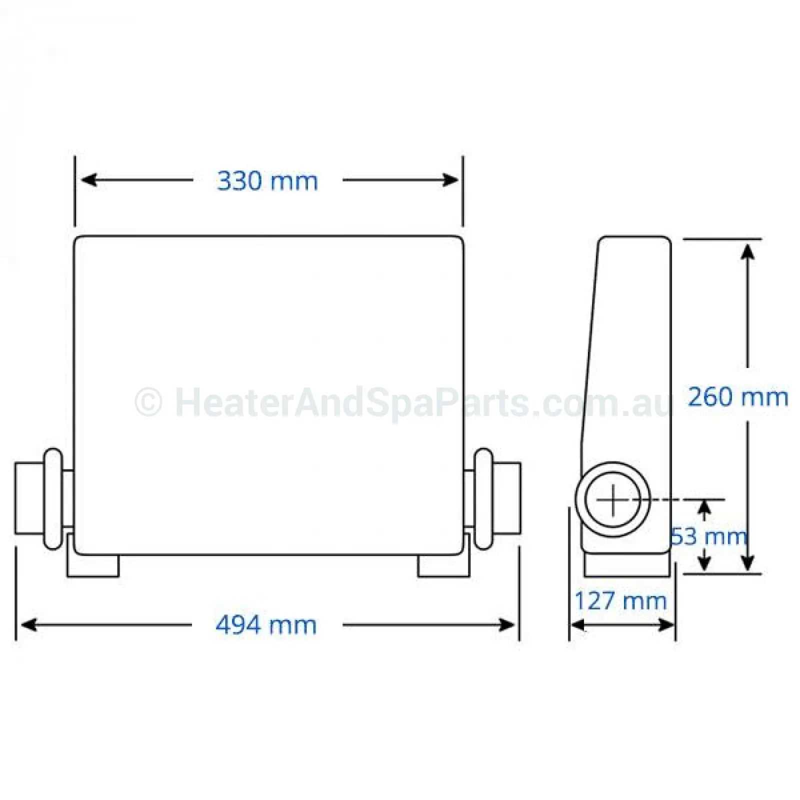 dimension one spa parts diagram