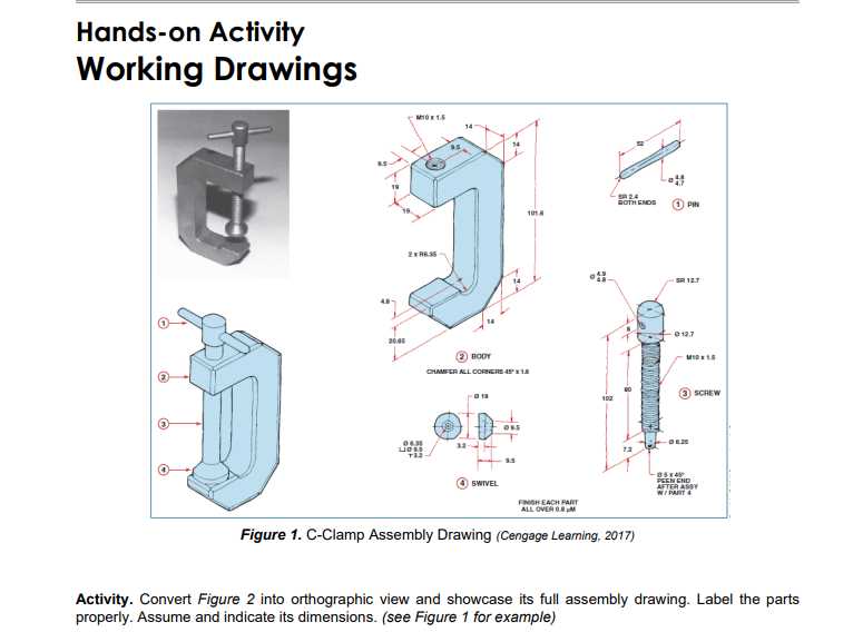 c clamp parts diagram