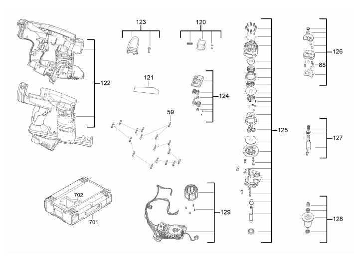 campbell hausfeld brad nailer parts diagram