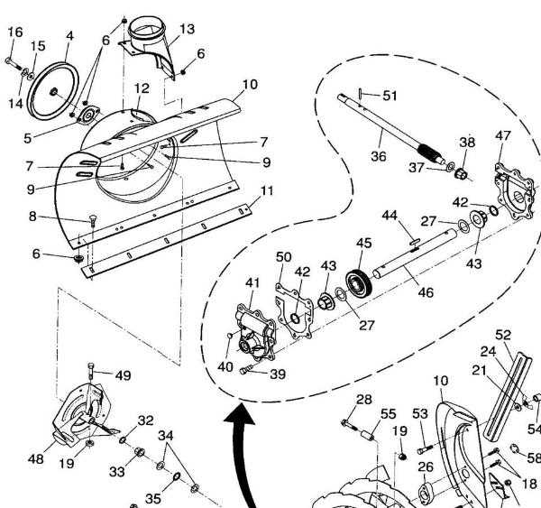canadiana snowblower parts diagram