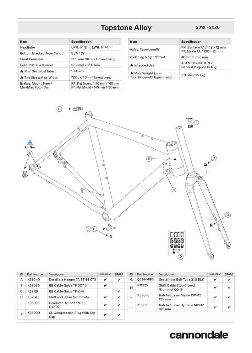 cannondale synapse parts diagram