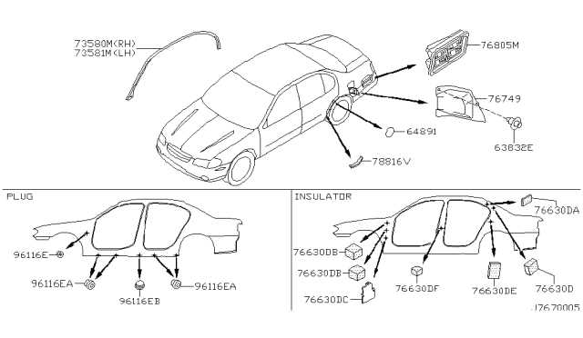 car body parts names with diagram