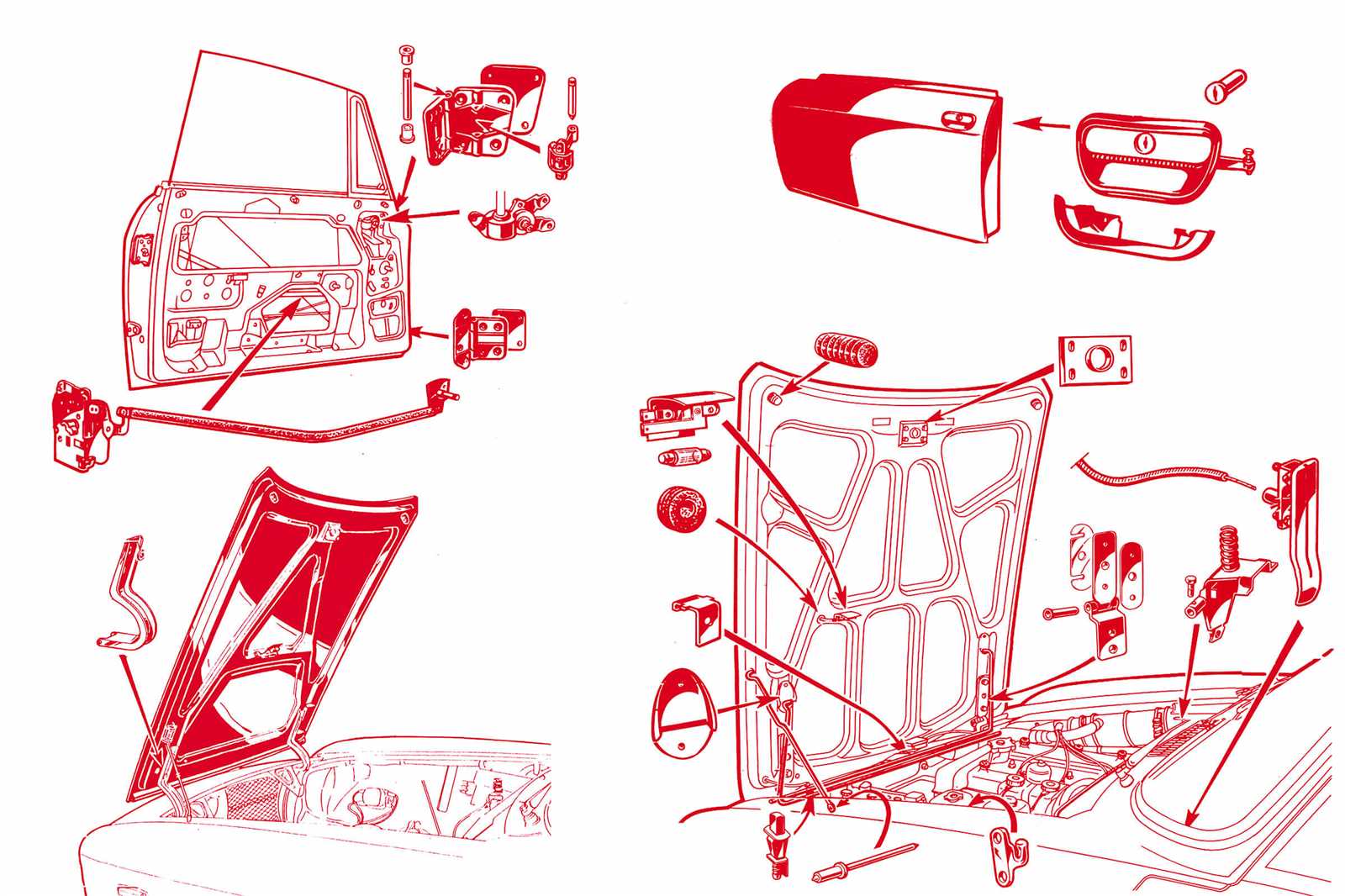 car door parts diagram