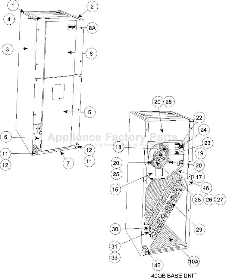 carrier air handler parts diagram