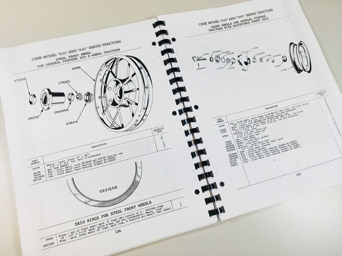 case 830 parts diagram