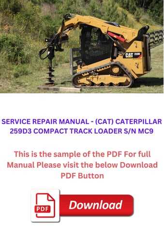 cat 259d3 parts diagram