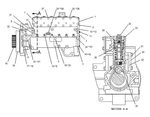 cat 3406 parts diagram