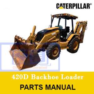 cat 420d backhoe parts diagram