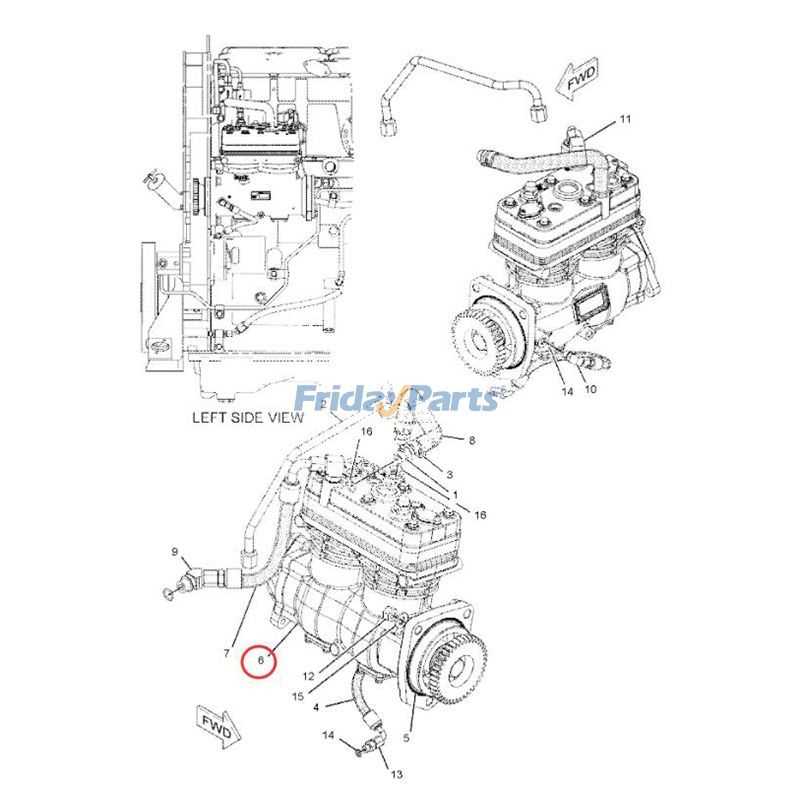 caterpillar c15 engine parts diagram